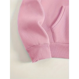 Plus Size, Women's Winter Elegant Geometric Print Hooded Sweatshirt - Cozy Pullover Hoodie with Book & Floral Design, 