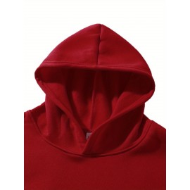 Calvin s Plus Size Oversized Hooded Sweatshirt - Light Grey with Black Letter 'C' & Golden Stripes Print, Cozy Fleece Pullover with Pockets, Women's Autumn Winter Casual Clothing, Autumn Winter Apparel, Comfortable Sweatshirt