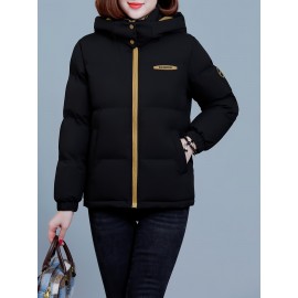 Women's Outdoor Detachable Hooded Warm Fashion Jacket