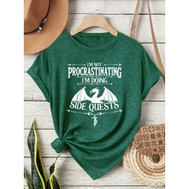 Women's Retro Graphic T-Shirt - 